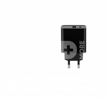 Gembird TA-UC-PDQC20-01-BK 2-port 20W USB fast charger,Black