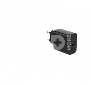 Gembird TA-UC-PDQC20-01-BK 2-port 20W USB fast charger,Black