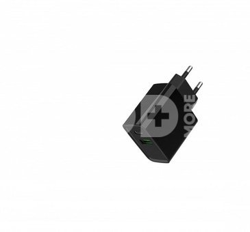 Gembird TA-UC-PDQC20-01-BK 2-port 20W USB fast charger,Black