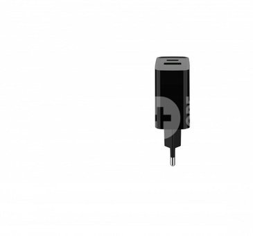 Gembird TA-UC-PDQC20-01-BK 2-port 20W USB fast charger,Black