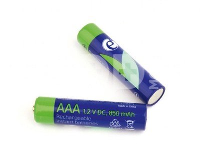 Gembird Rechargeable battery AAA 850mAh/2-pack/blister