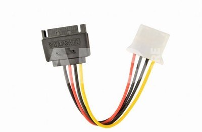 Gembird SATA (male) to Molex (female) power cable, 0.15 m
