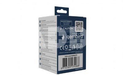 Gembird A-AC-EUMINTF World to EU power adapter plug, 15 A | Gembird