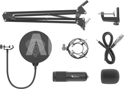 Genesis Gaming Microphone Radium 300 Black, Wired