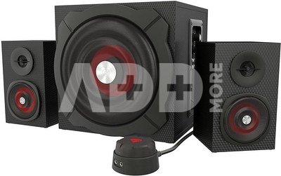 GENESIS Helium 610BT Computer Speakers, Wired, Bluetooth, Black
