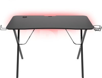 Genesis Holm 200 RGB Gaming Desk, Black