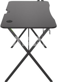 Genesis Holm 200 RGB Gaming Desk, Black