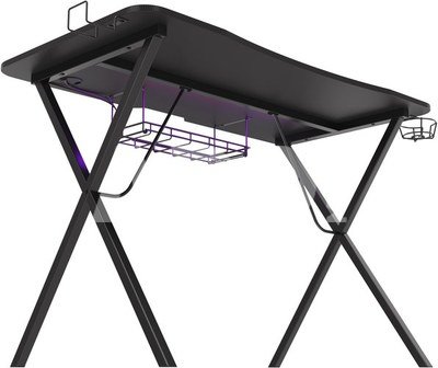 Genesis Holm 200 RGB Gaming Desk, Black