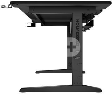 Genesis | Modular Gaming Desk | Holm 180 RGB | Anthracite Black
