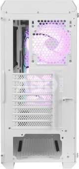 Genesis PC Case IRID 505 ARGB Side window, White, Midi Tower, Power supply included No