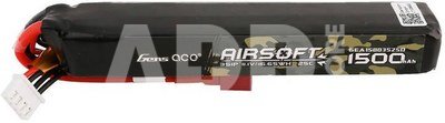 Gens ace 25C 1500mAh 3S1P 11.1V Airsoft Gun Lipo Battery with T Plug
