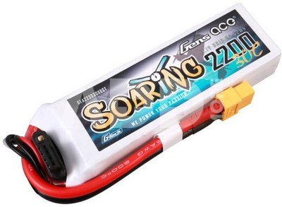 Gens ace G-Tech Soaring 2200mAh 11.1V 30C 3S1P Lipo Batte
