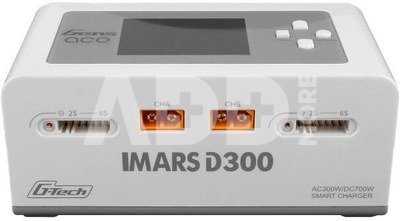 Gens Ace IMARS D300 G-Tech Channel AC/DC 300W/700W RC Battery Charger-EU White