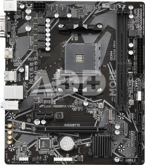 Gigabyte A520M K V2 1.0 M/B Processor family AMD, Processor socket AM4, DDR4 DIMM, Memory slots 2, Supported hard disk drive interfaces  SATA, M.2, Number of SATA connectors 4, Chipset AMD A520, Micro ATX