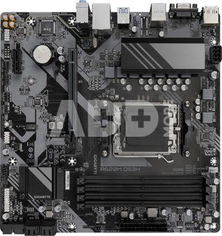 Gigabyte A620M DS3H | Processor family AMD | Processor socket AM5 | DDR5 | Supported hard disk drive interfaces M.2, SATA | Number of SATA connectors 4