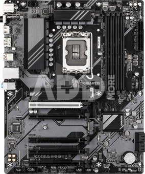 Gigabyte B760 DS3H WF6E GEN5 | Processor family Intel | Processor socket LGA1700 | DDR5 | Supported hard disk drive interfaces M.2, SATA | Number of SATA connectors 4
