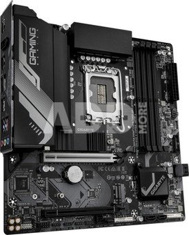 Gigabyte B760M GAMING X WIFI6E GEN5 | Processor family Intel | Processor socket LGA1700 | DDR5 | Supported hard disk drive interfaces SATA, M.2 | Number of SATA connectors 4