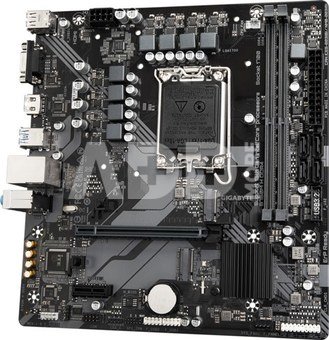 Gigabyte B760M H DDR4 1.0 M/B Processor family Intel, Processor socket LGA1700, DDR4 DIMM, Memory slots 2, Supported hard disk drive interfaces  SATA, M.2, Number of SATA connectors 4, Chipset Intel B760 Express, Micro ATX