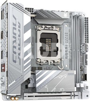 Gigabyte B860I AORUS PRO ICE | Processor family Intel | Processor socket LGA1851 | DDR5 | Supported hard disk drive interfaces SATA, M.2 | Number of SATA connectors 2