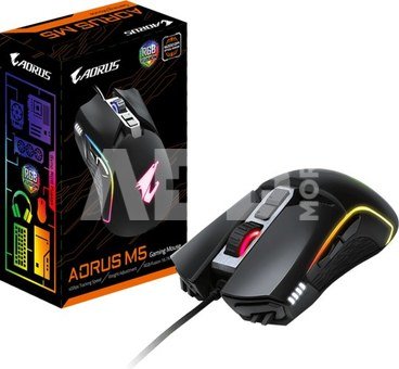 Gigabyte USB Mouse AORUS M5 wired, Black