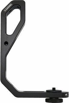 Caruba Gimbal L bracket with 3 hot shoe mount+1/4 Screw
