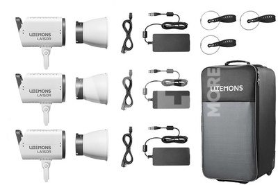 Godox Litemons LA150R RGB LED Video Light 3 light kit