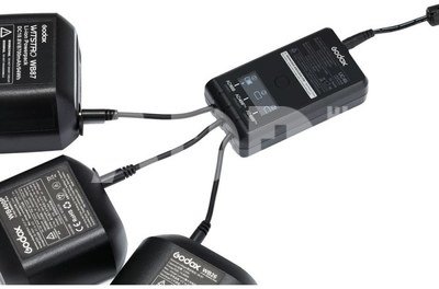 Godox UC46 Charger for WB400P, WB87,WB26 batteries (simultaneously)