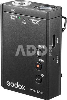 Godox WMicS2 Kit 1 UHF Wireless Microphone System