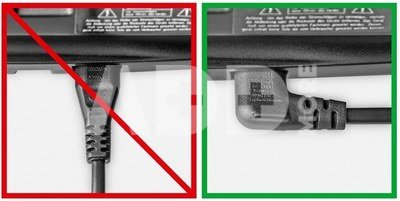 Goobay 97350 Euro connection cord, both ends angled 2 m
