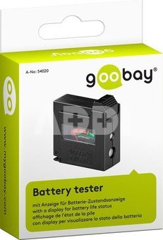 Goobay battery tester, black