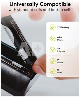 Goobay battery tester, black