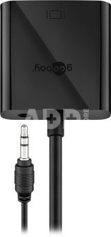 Goobay HDMI/VGA adapter, nickel plated 68793 Black