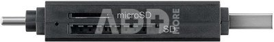 Goobay memory card reader 2in1 microSD/SD USB 3.0/USB-C