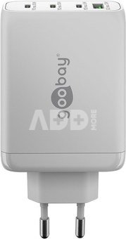 Goobay 65556 USB-C PD Multiport Quick Charger (100 W), White Goobay