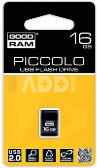 GOODRAM PICCOLO 16GB USB2.0 Black