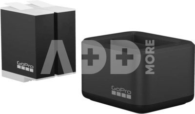 GoPro battery charger + 2 Enduro batteries Hero9/1011/12 Black