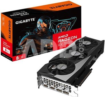 GIGABYTE Radeon&trade; RX 7600 GAMING OC 8G (rev. 1.0 / 1.1)