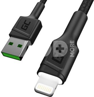 Green Cell Cable Ray USB-Lightning 120cm, LED backlight