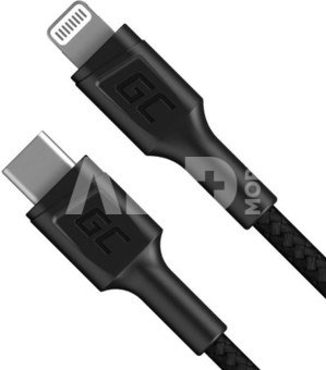 Green Cell Cable USB-C-Lightning PowerStream, 100 cm, PD