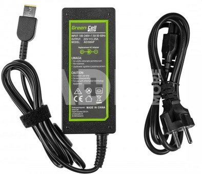 Green Cell Charger PRO 20V 3.25A 65W Slim Tip for Lenovo B50