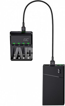 Green Cell GC VitalCharger charger 4x AAA / HR03 800mAh