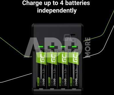 Green Cell GC VitalCharger charger 4x AAA / HR03 800mAh