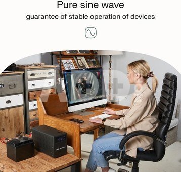 PowerCore 1200VA/800W AVR 12VDC LCD