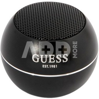 Guess Mini Bluetooth Speaker 3W 4H Black