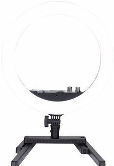 NANLITE Halo 14 Bi-Colour LED Ring Light with carrying bag