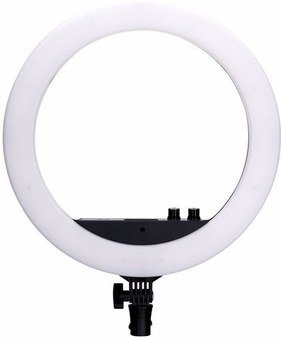 NANLITE Halo 14 Bi-Colour LED Ring Light with carrying bag