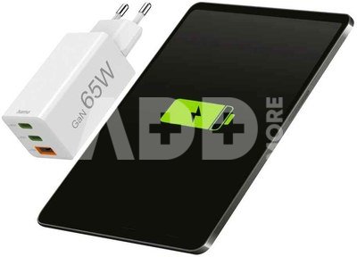 Hama 00125142 charger 165W GaN PD QC 2&times; USB-C 1&times; USB-A