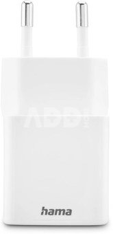 00201991 Fast Charger 1x USB-C 1x USB-A, Mini Charger, PD, 20W, White