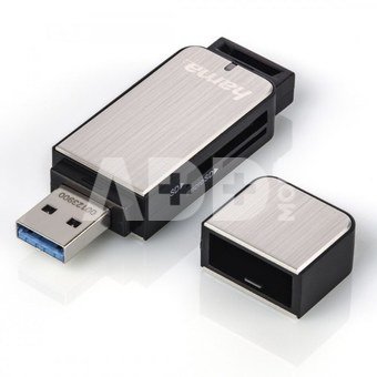 Hama USB 3.0 Multi Card Reader SD/microSD Alu black/silver