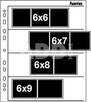 Hama Negativ Sleeves glassine matte 60x70 100 pcs 2259